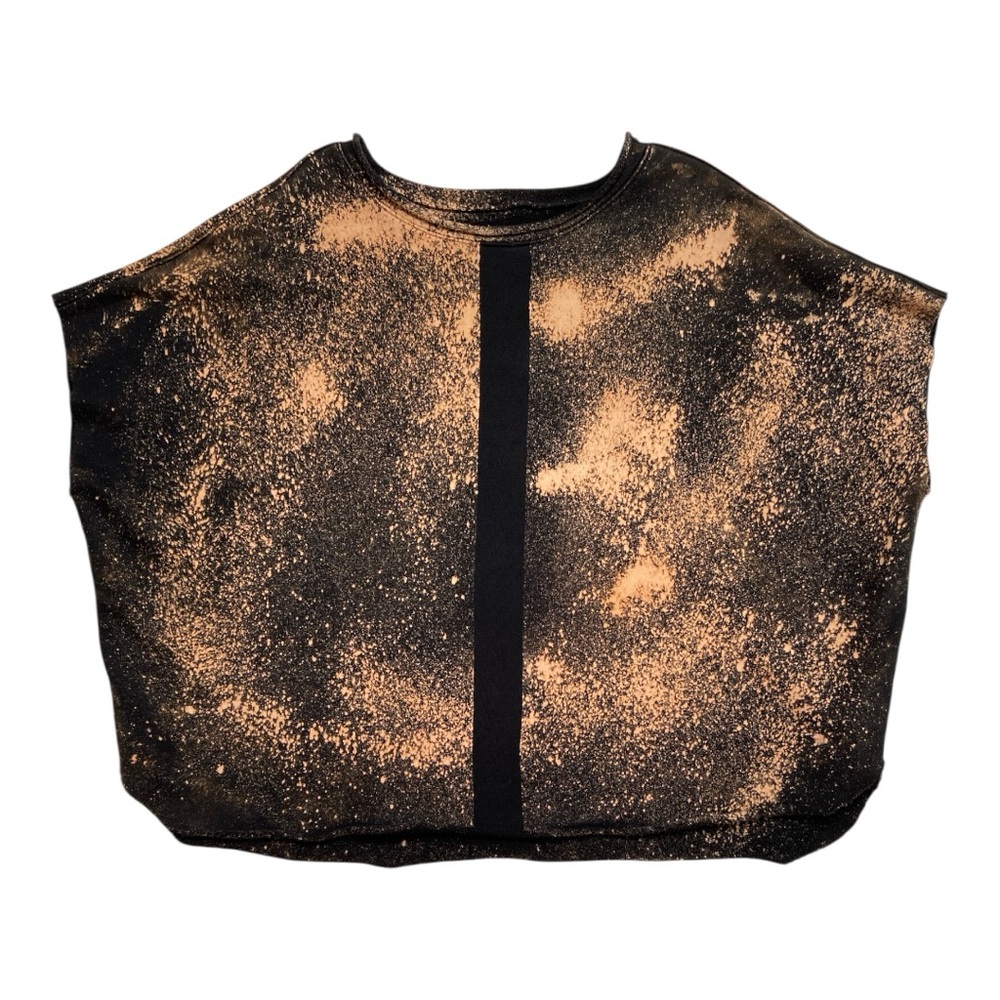 Frank & Eileen Tee Lab Olive The Original Capelet in Black Bleach Out - One Size